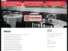 Tablet Screenshot of gaupoangrestaurant.com